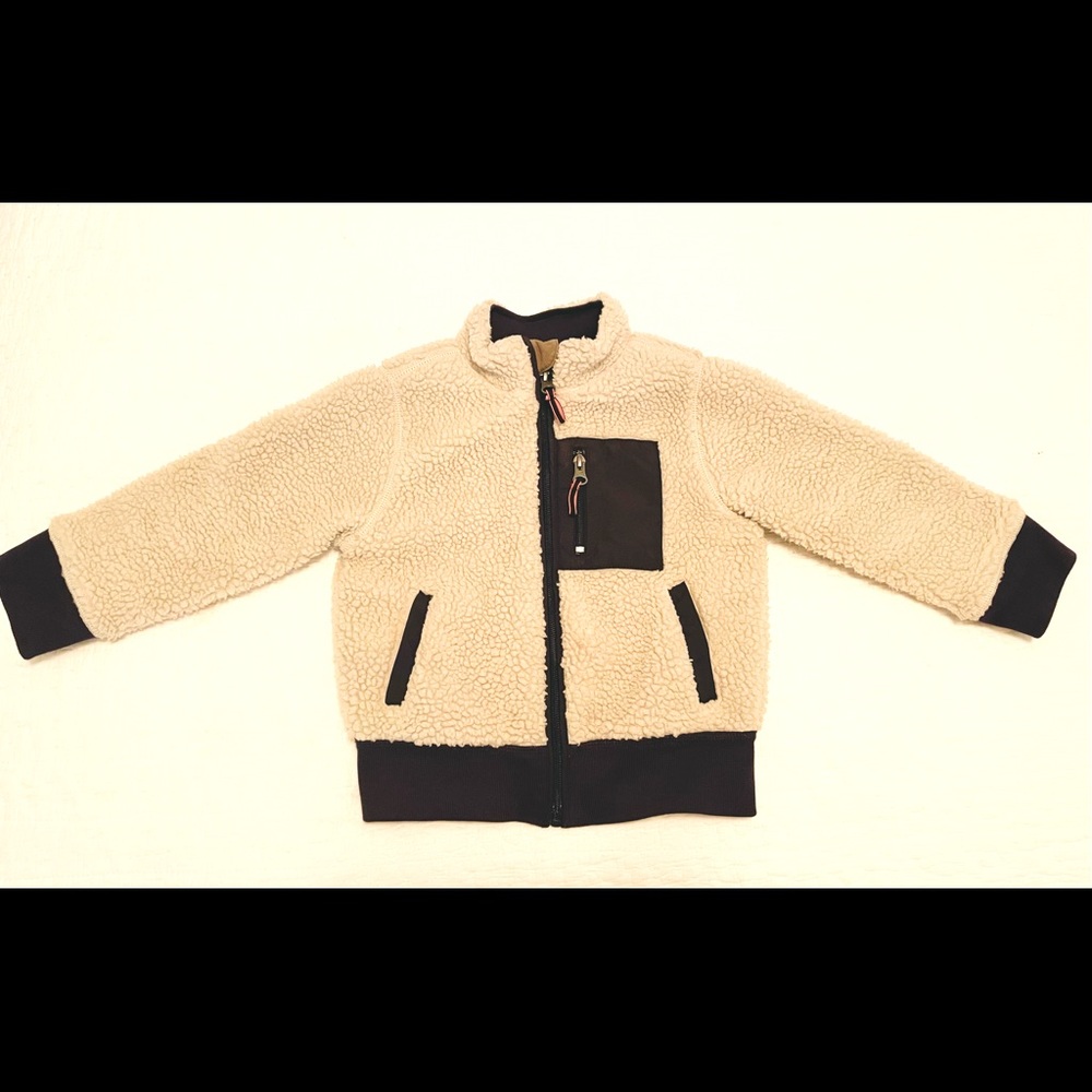 Boys 3T Sherpa jacket, CrewCuts (jcrew kids), very gently used, like new. $20